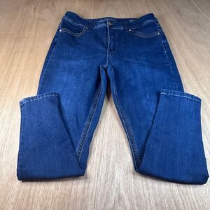 Melissa McCarthy Seven7 Jeans Women’s 16 Dark Wash Stretch Mid Rise Skinny